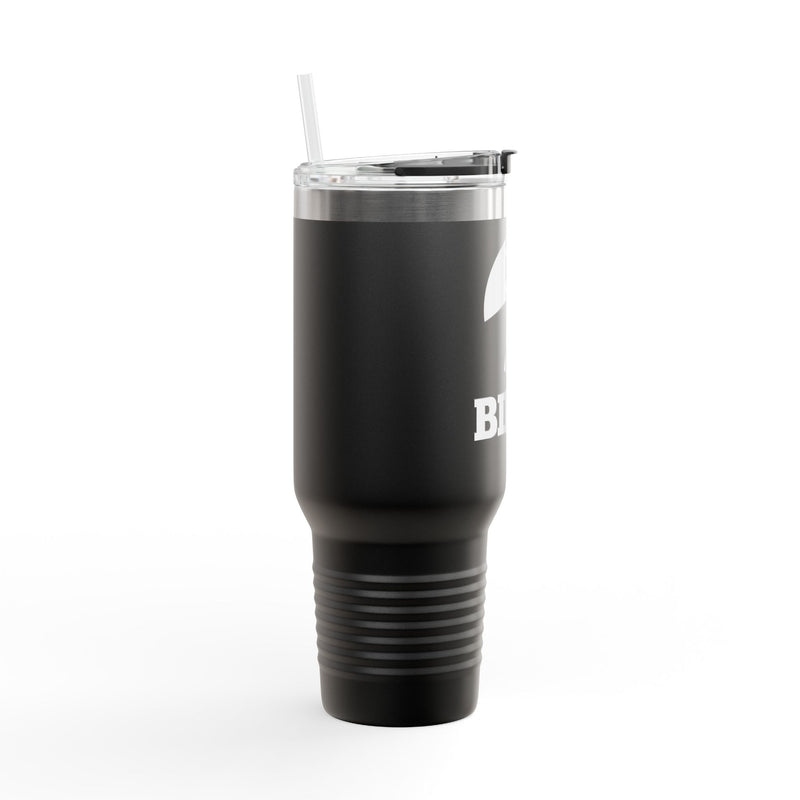 BILLY Insulated Travel Mug, 40oz (White Vertical Logo)