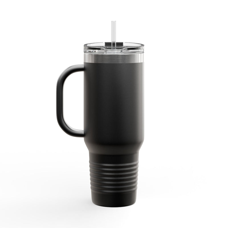 BILLY Insulated Travel Mug, 40oz (White Vertical Logo)