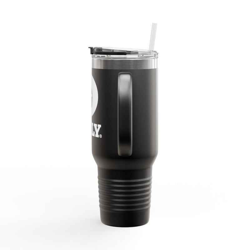 BILLY Insulated Travel Mug, 40oz (White Vertical Logo)