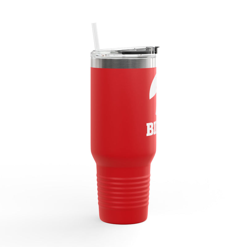 BILLY Insulated Travel Mug, 40oz (White Vertical Logo)