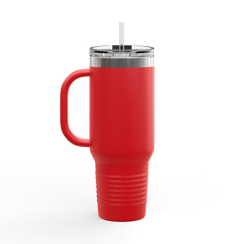 BILLY Insulated Travel Mug, 40oz (White Vertical Logo)