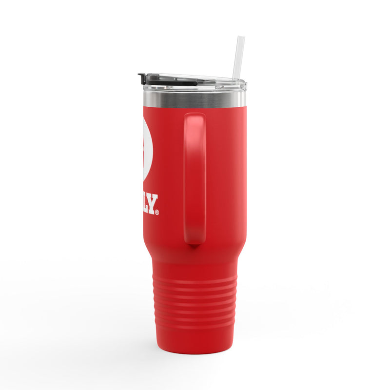 BILLY Insulated Travel Mug, 40oz (White Vertical Logo)