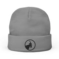 BILLY Knit Beanie (Black Goat - Embroidery) — AVAILABLE IN 6 COLORS