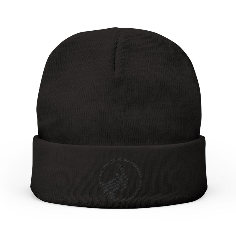 BILLY Knit Beanie (Black Goat - Embroidery) — AVAILABLE IN 6 COLORS