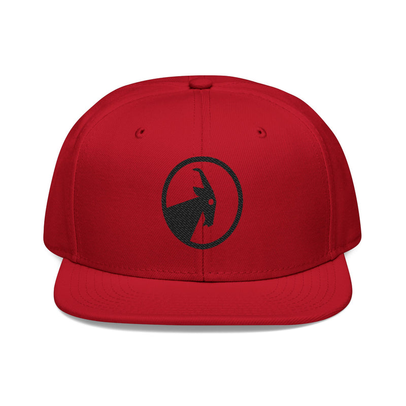 BILLY Snapback (Black Goat - Embroidery) — AVAILABLE IN 7 COLORS