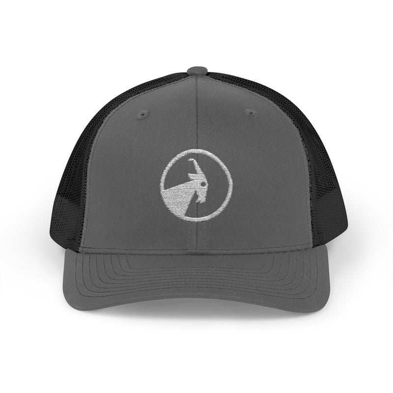 BILLY Snapback Trucker Cap (White Goat - Embroidery) — AVAILABLE IN 8 COLORS
