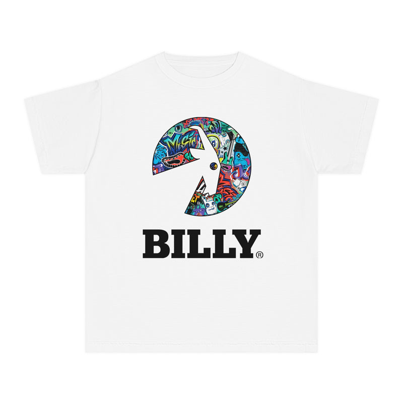 BILLY Youth Midweight Tee (Night Sk8ter Logo)
