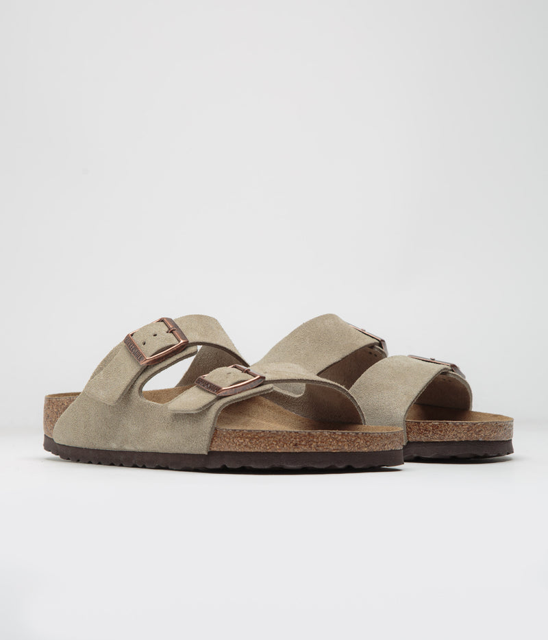 Birkenstock Arizona BS Narrow Sandals in Taupe