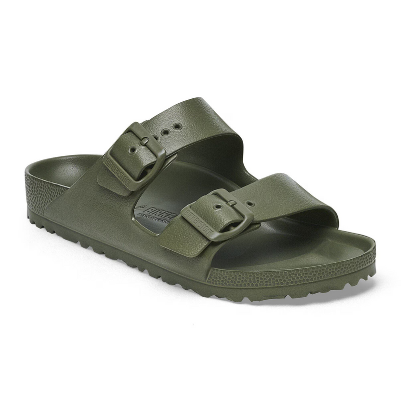 Birkenstock Arizona EVA Slide Sandal (Men) - Khaki/Green Buckle Sandal - Slide - The Heel Shoe Fitters