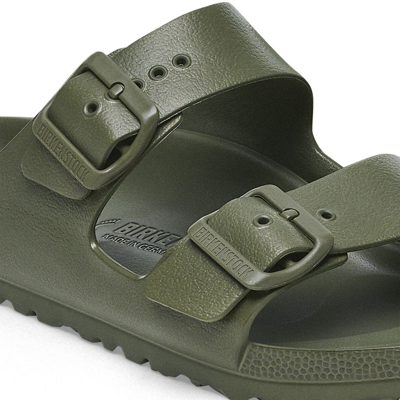 Birkenstock Arizona EVA Slide Sandal (Men) - Khaki/Green Buckle Sandal - Slide - The Heel Shoe Fitters