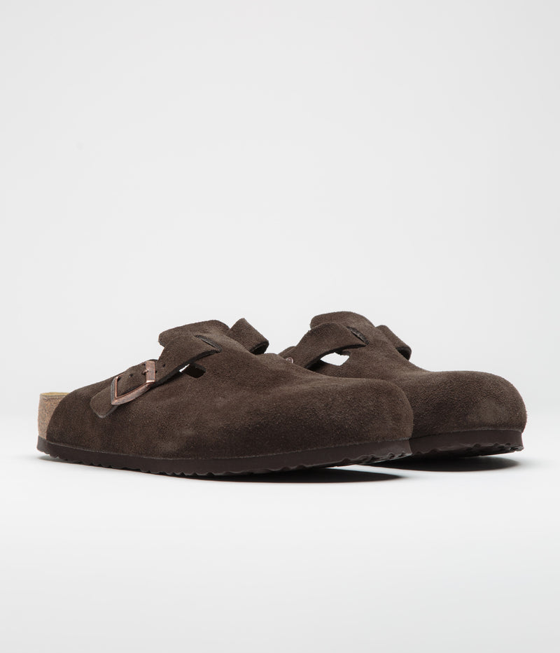 Birkenstock Boston Clogs in Mocha