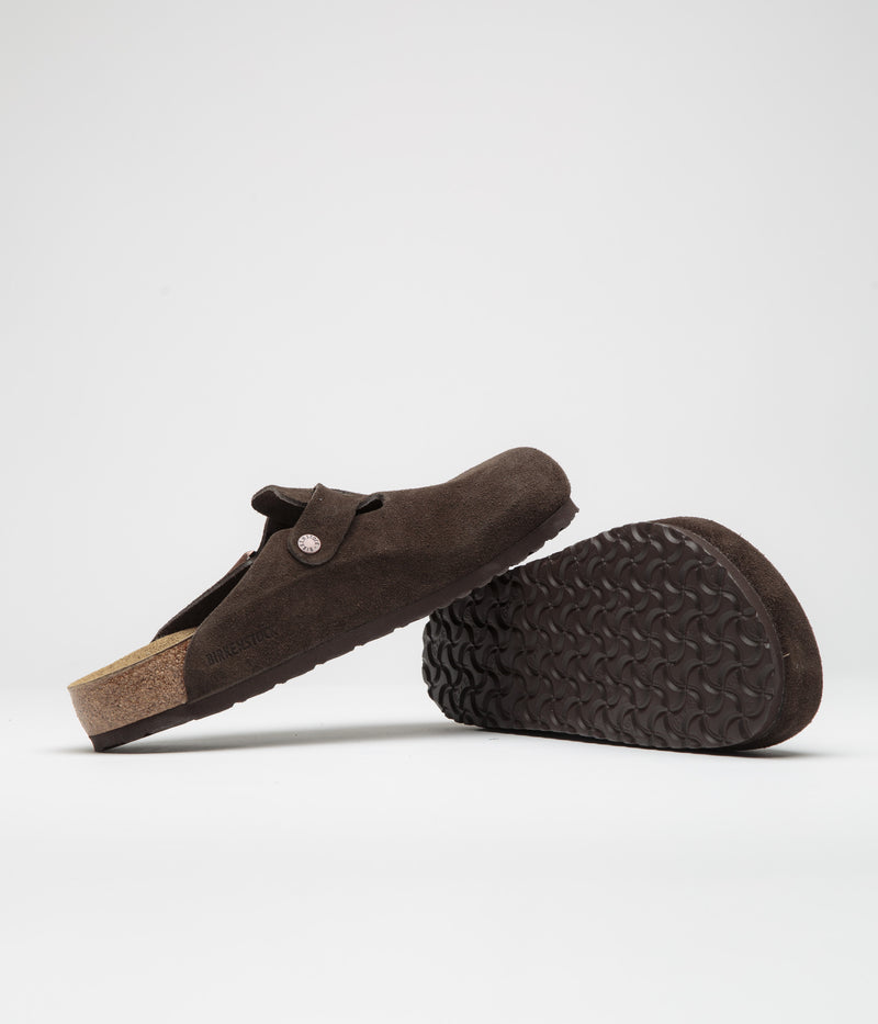 Birkenstock Boston Clogs in Mocha