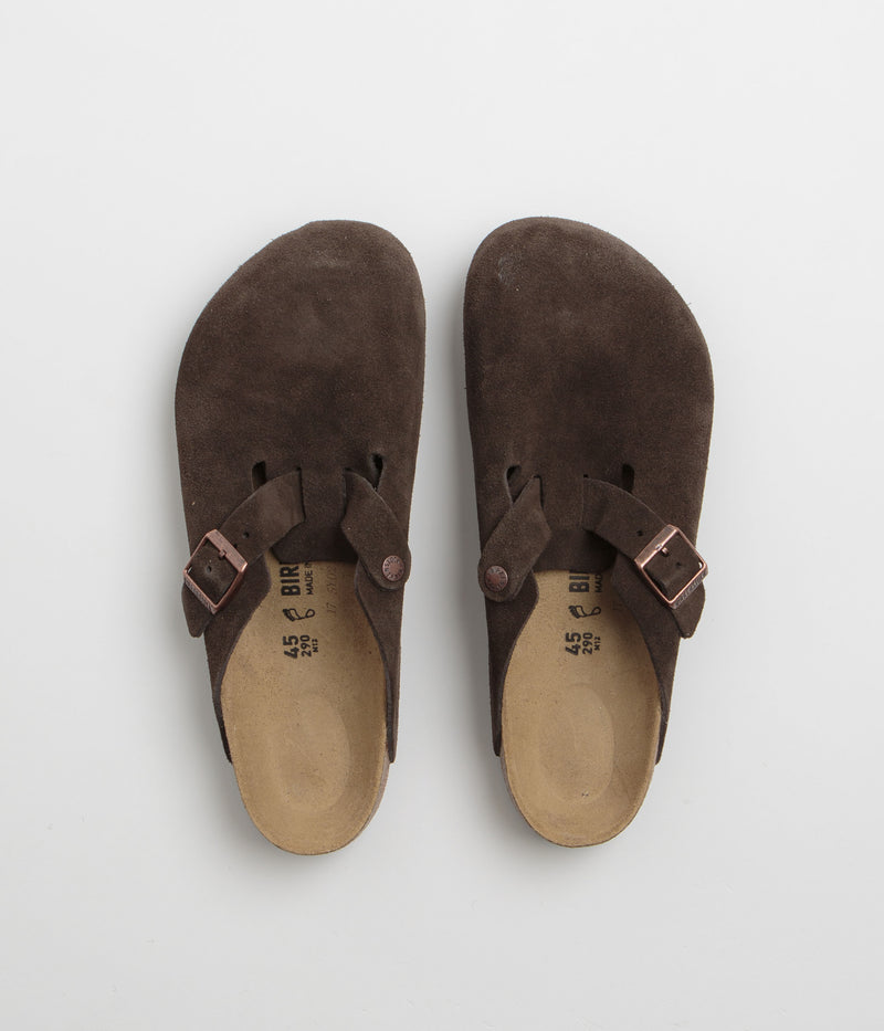 Birkenstock Boston Clogs in Mocha
