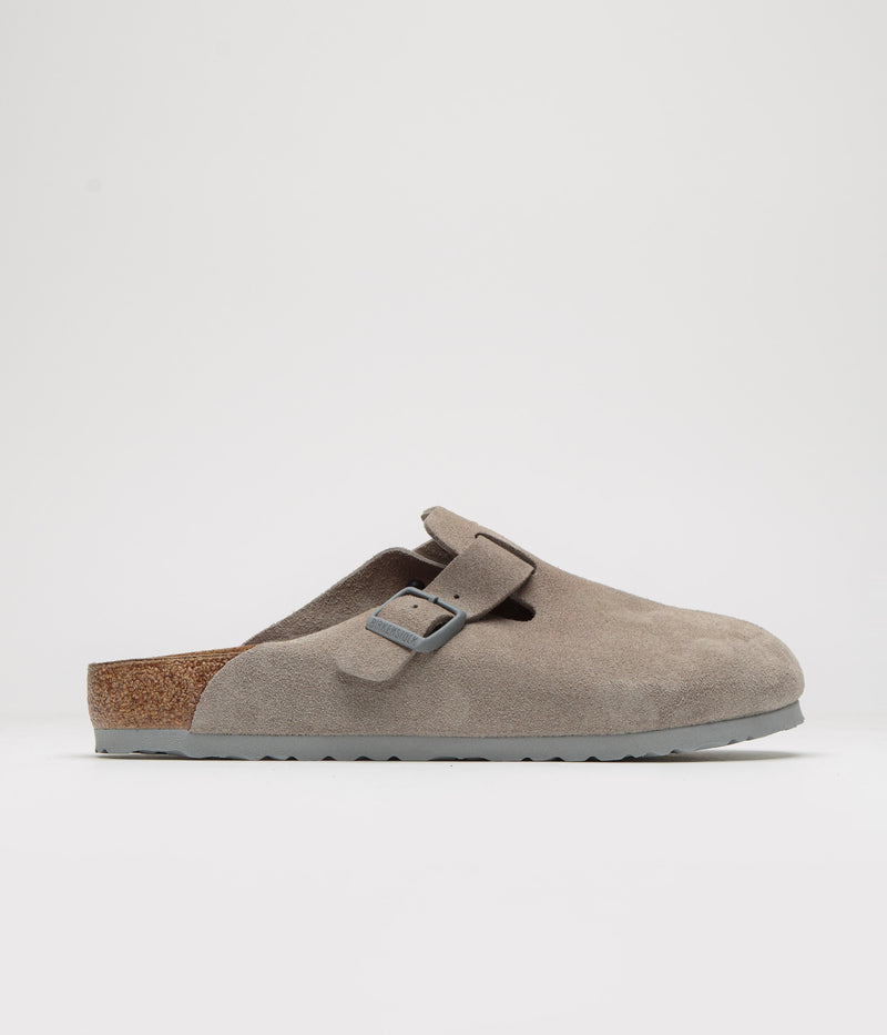 Birkenstock Boston Sandals in Stone Coin