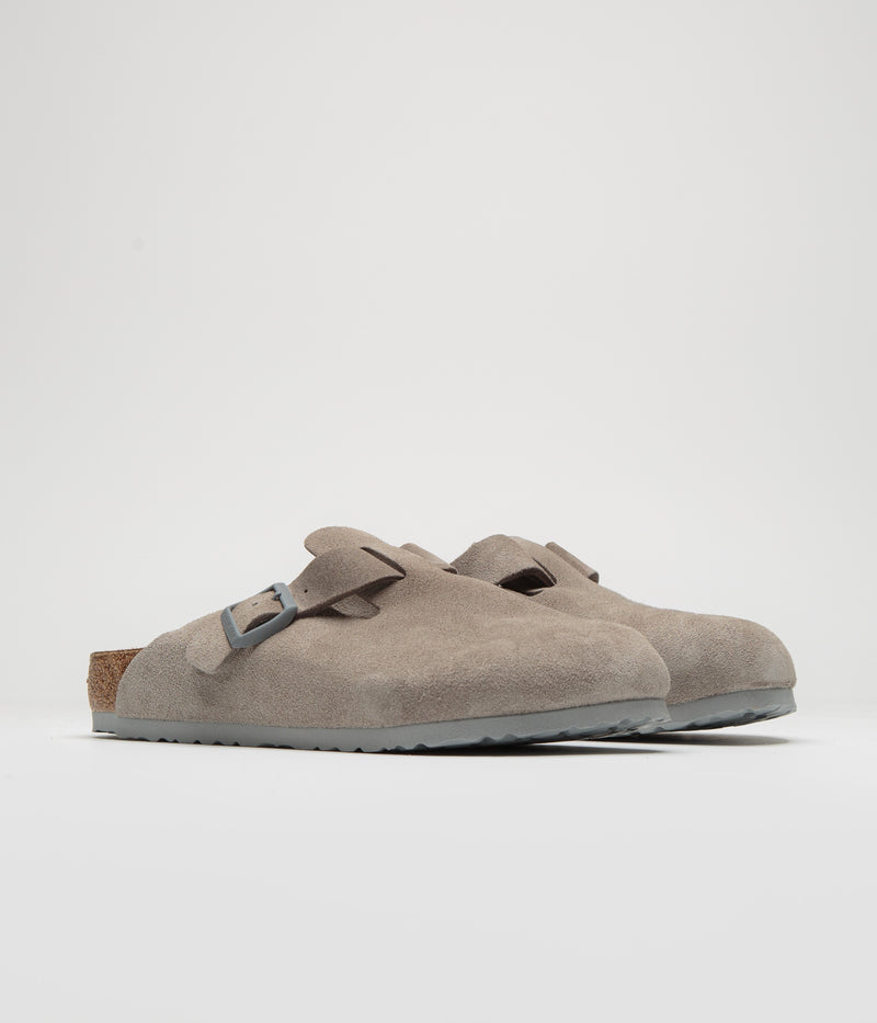 Birkenstock Boston Sandals in Stone Coin