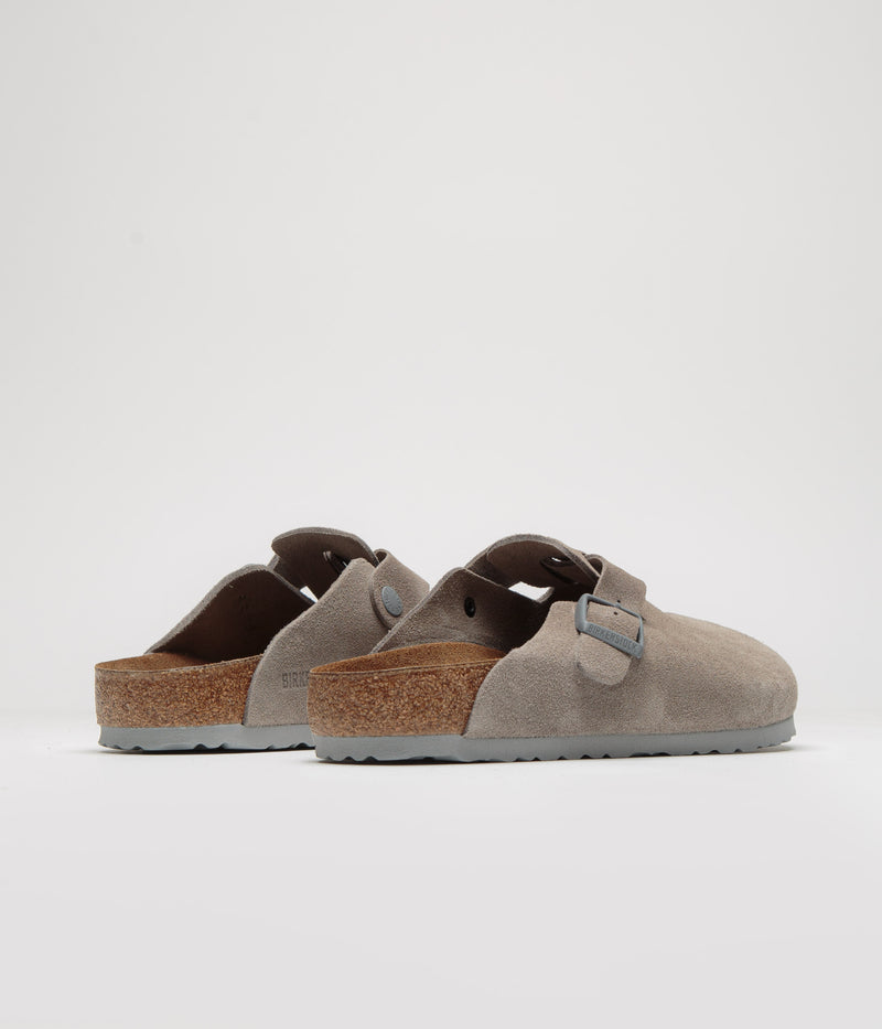 Birkenstock Boston Sandals in Stone Coin