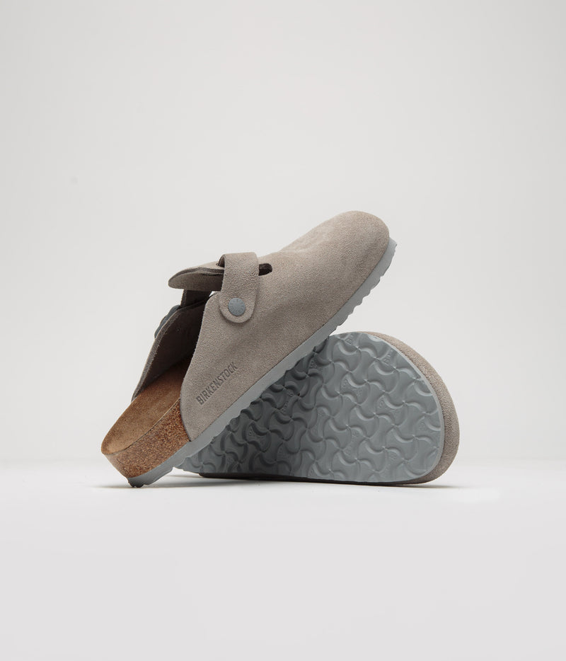 Birkenstock Boston Sandals in Stone Coin