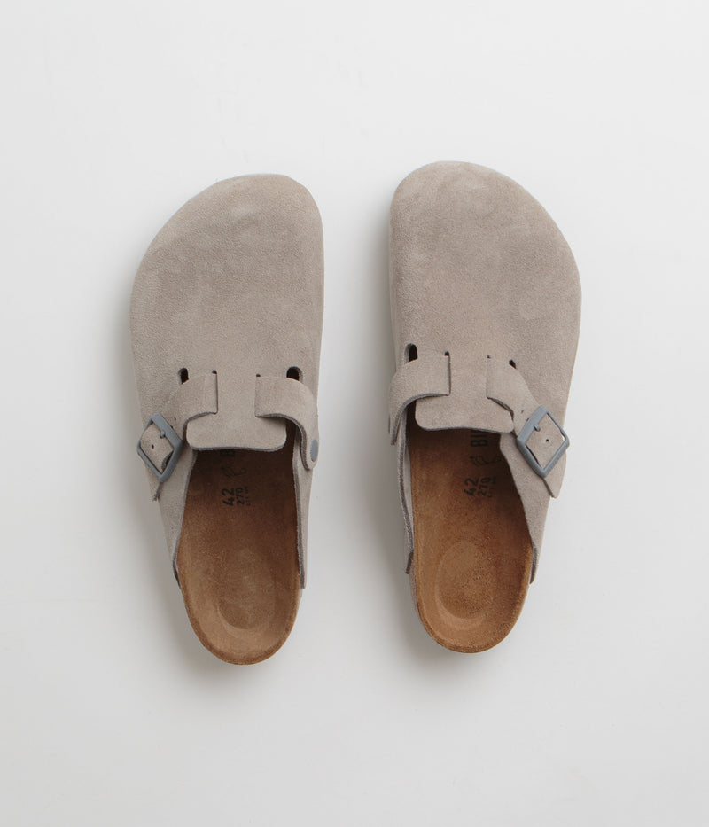 Birkenstock Boston Sandals in Stone Coin