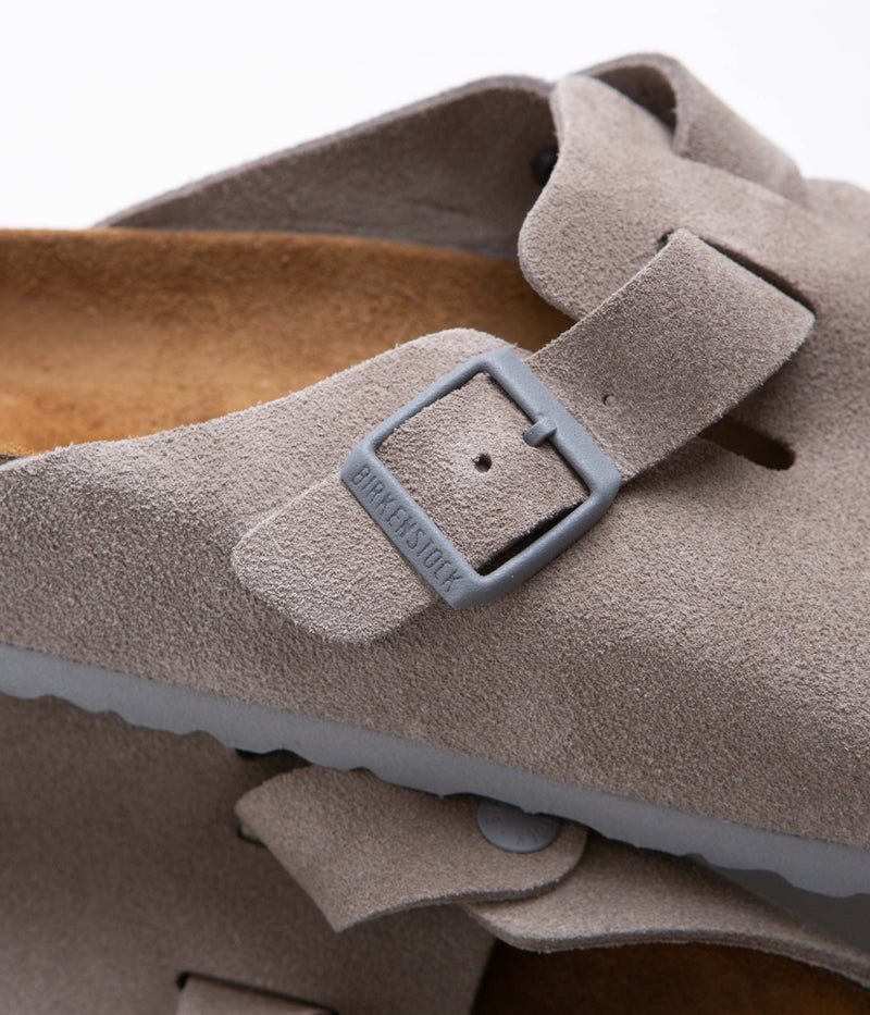 Birkenstock Boston Sandals in Stone Coin