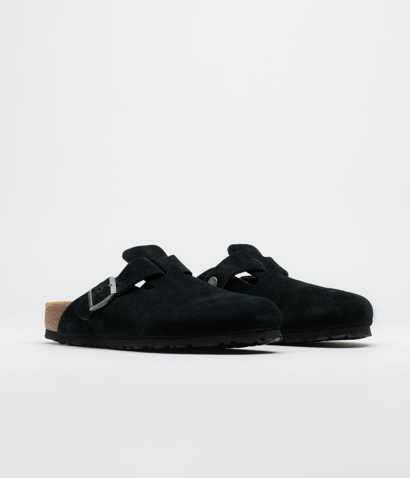 Birkenstock Boston Narrow Clogs in Black