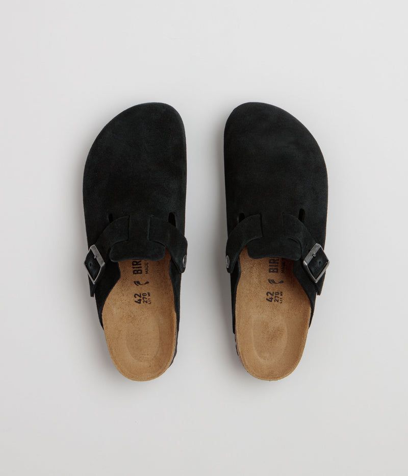 Birkenstock Boston Narrow Clogs in Black