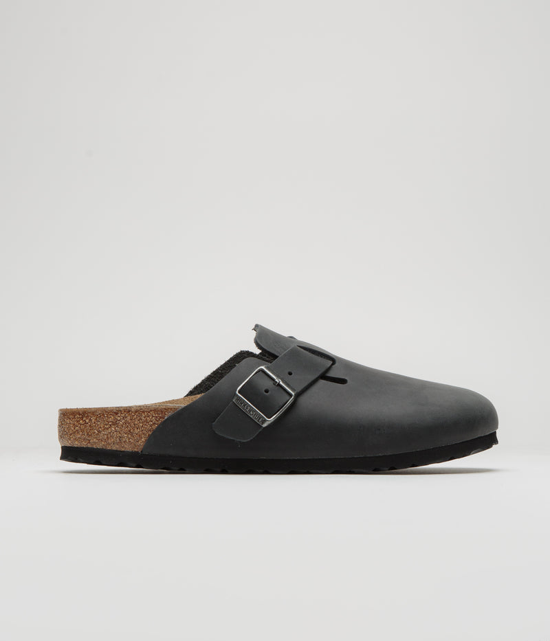 Birkenstock Boston Narrow Sandals in Black