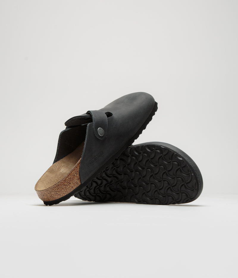 Birkenstock Boston Narrow Sandals in Black