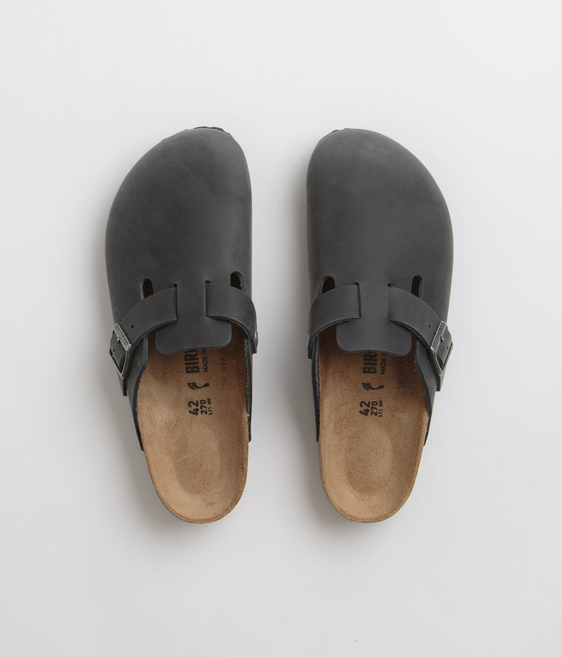 Birkenstock Boston Narrow Sandals in Black