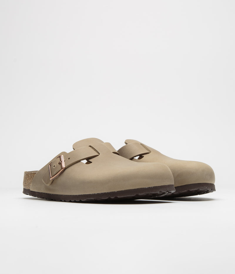 Birkenstock Boston Narrow Sandals in Tobacco Brown