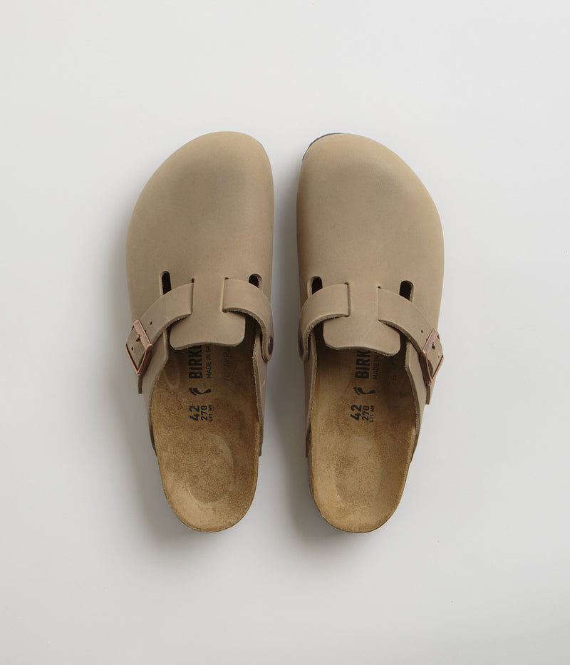 Birkenstock Boston Narrow Sandals in Tobacco Brown