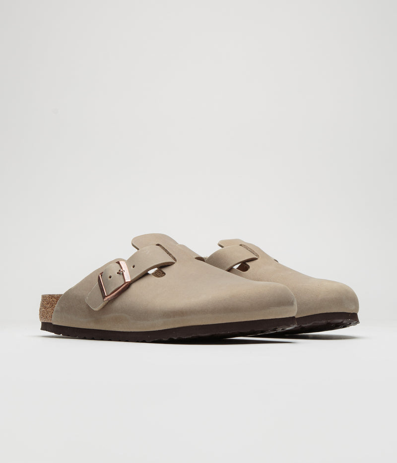 Birkenstock Boston Sandals in Tobacco Brown