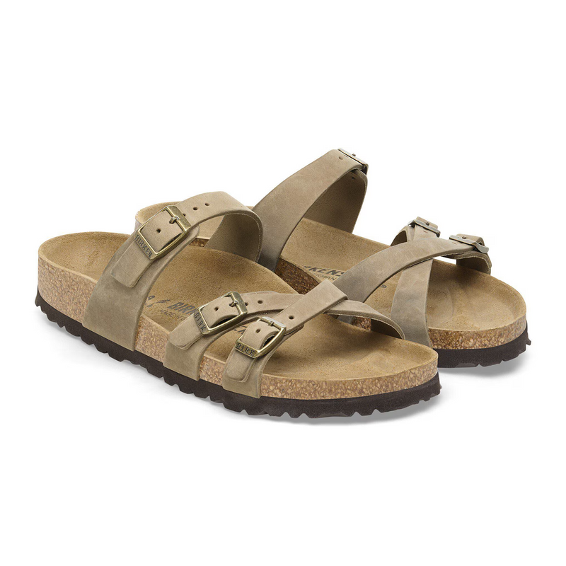 Birkenstock Franca Slide Sandal (Women) - Tobacco Oiled Leather Sandal - Slide - The Heel Shoe Fitters
