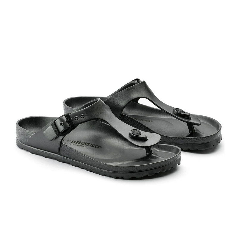 Birkenstock Gizeh EVA Sandal (Women) - Metallic Anthracite Sandal - Thong - The Heel Shoe Fitters
