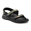 Birkenstock Kalahari Backstrap Sandal (Women) - Black/Camo Birko-Flor Futura Sandal - Backstrap - The Heel Shoe Fitters