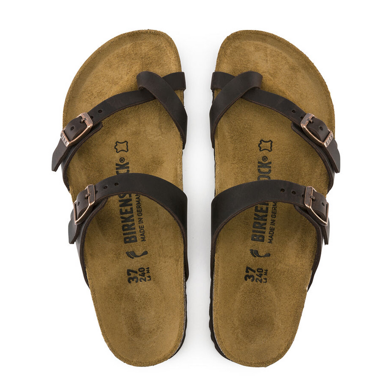 Birkenstock Mayari Sandal (Women) - Habana Oiled Leather Sandal - Thong - The Heel Shoe Fitters