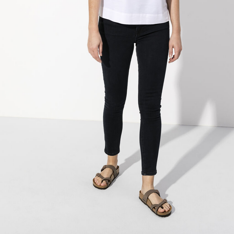 Birkenstock Mayari Sandal (Women) - Mocha Birkibuc Sandal - Thong - The Heel Shoe Fitters