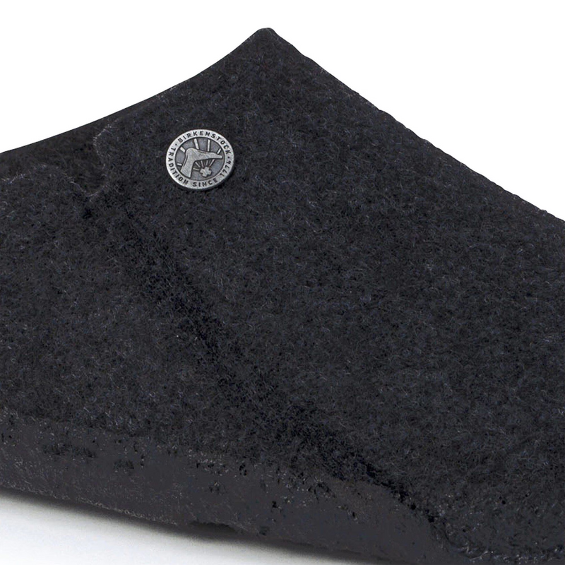 Birkenstock Zermatt Slipper (Unisex) - Anthracite Wool/Natural Shearling Dress-Casual - Slipper - The Heel Shoe Fitters