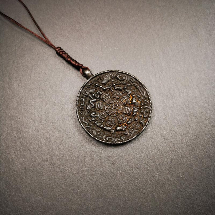 Black Melong 1.89" - Tibetan Buddhist art, view 5