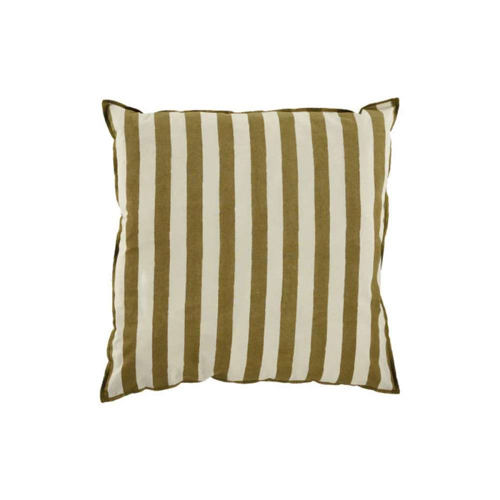 stripe green cushion