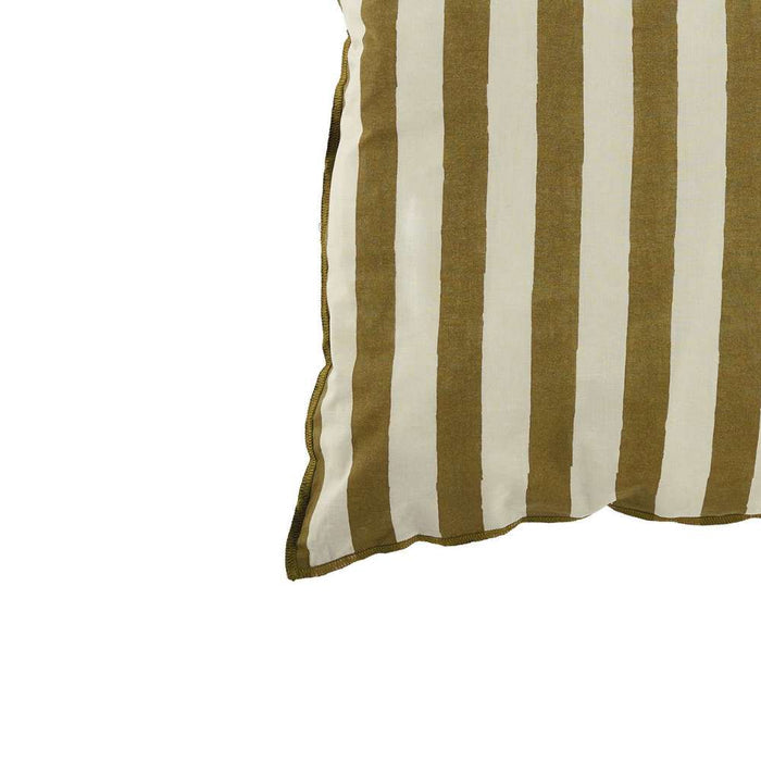 stripe green cushion