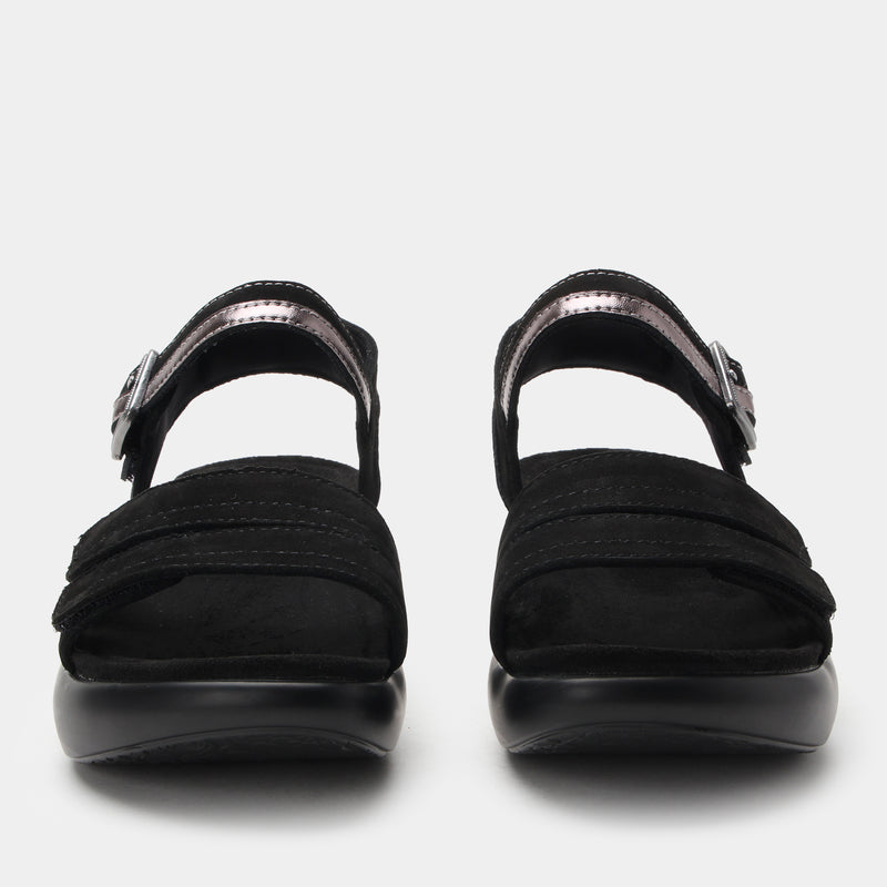 Blinda Black Sandal | Alegria Shoes