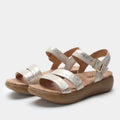 Blinda Champagne Sandal | Alegria Shoes