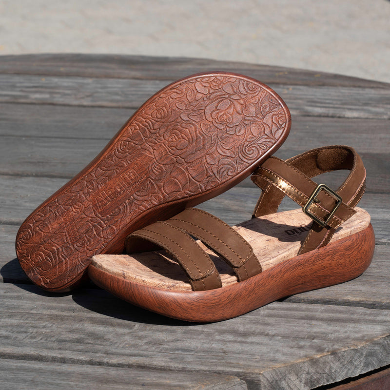 Blinda Pecan Sandal | Alegria Shoes