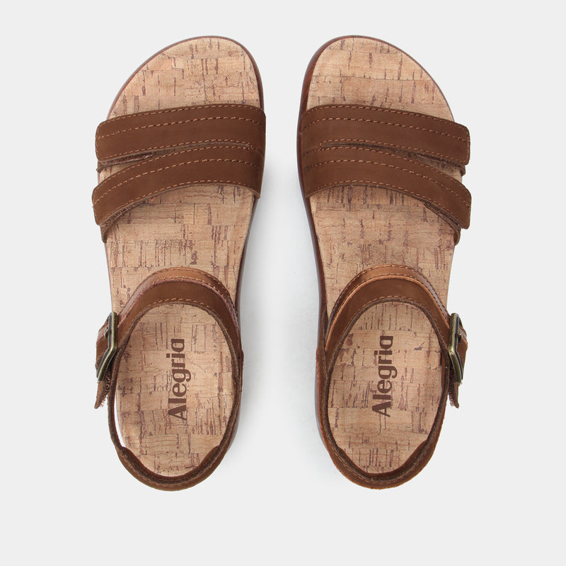 Blinda Pecan Sandal | Alegria Shoes