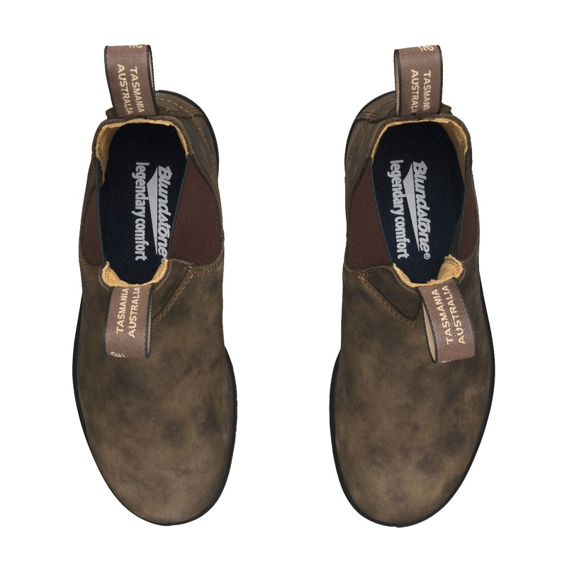 Blundstone Classic 585 Chelsea Boot (Unisex) - Rustic Brown Boots - Casual - Low - The Heel Shoe Fitters
