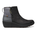 Bogs Vista Rugged Zip Waterproof Ankle Boot (Women) - Black Multi Boots - Fashion - Wedge - The Heel Shoe Fitters