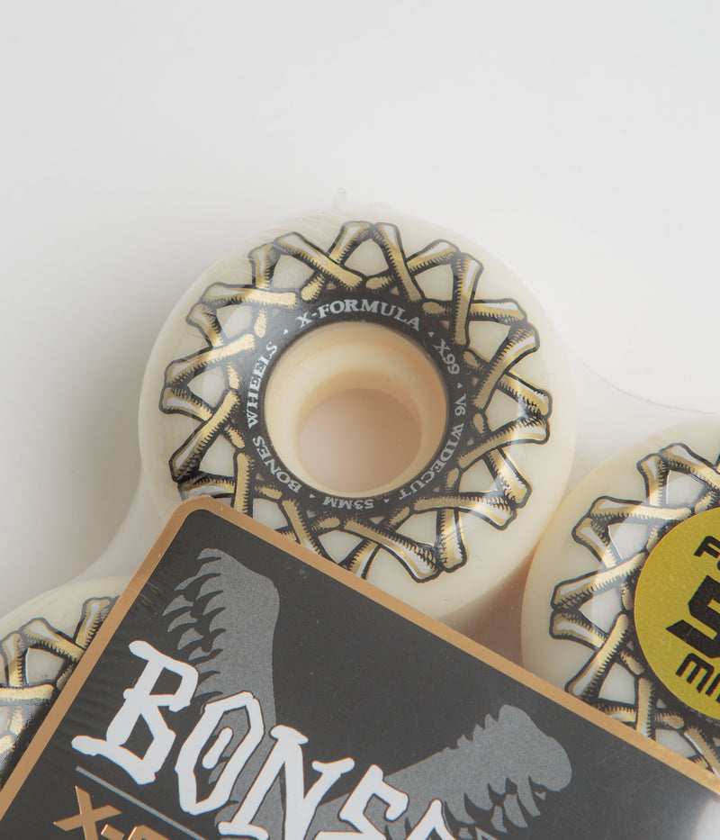 Bones X-Formula XF Widecut 99A V6 Widecut Wheels in White and 53mm