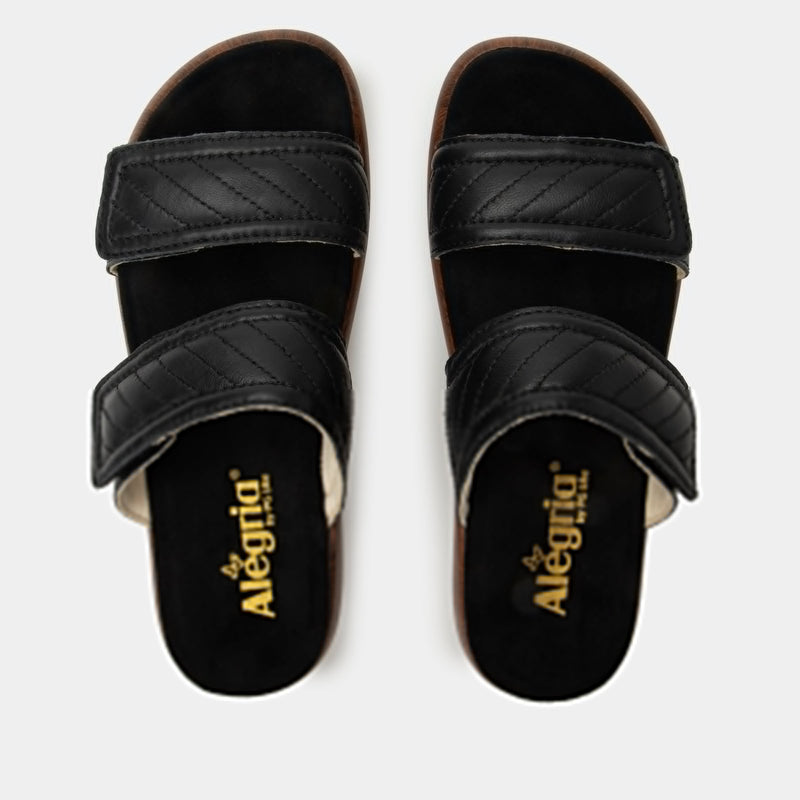 Brayah Black Sandal | Alegria Shoes