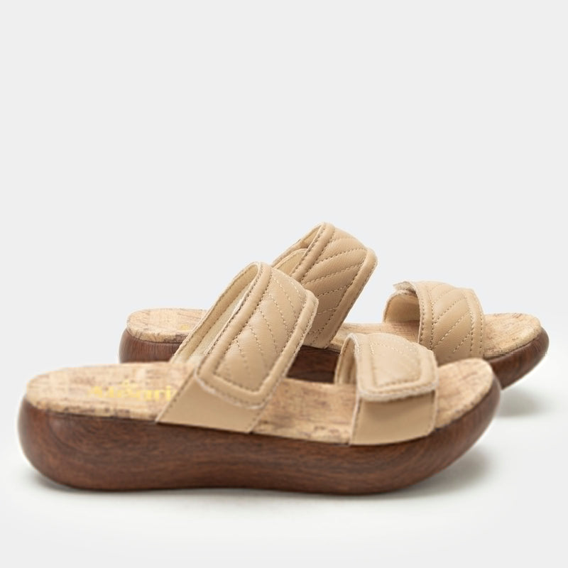 Brayah Latte Sandal | Alegria Shoes