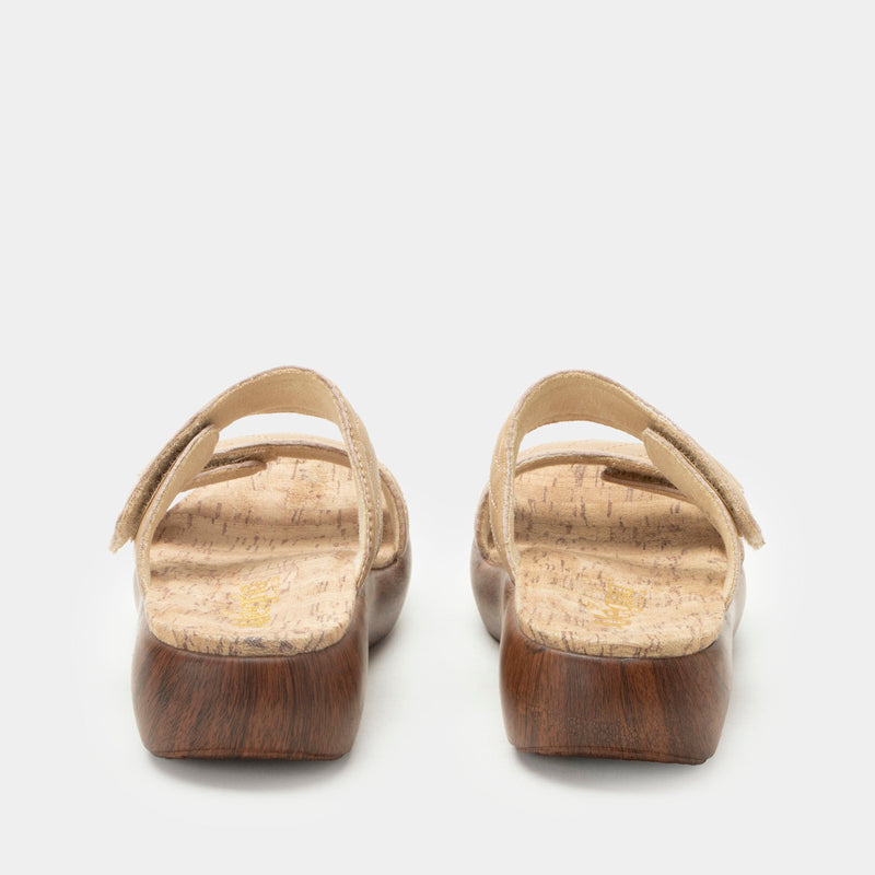 Brayah Latte Sandal | Alegria Shoes